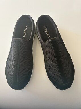 easy spirit Estttraveltime Black Slides - 9 1/2 - NOTE